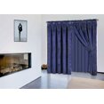 thumbnail image 1 of 2 panel window curtain set (120" W X 84" L ) with valance and sheer backing NADA, 1 of 2