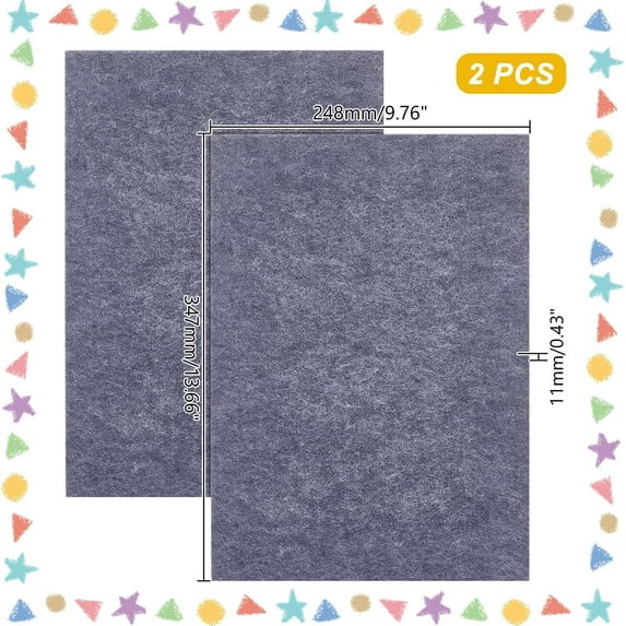 2 pc 2 Pcs Needle Felting Pad Wool Needle Felting Pad 347x248x11mm/13.6x9.76x0.4Inch Needle Felting Base for Precision Felting Projects for Felting