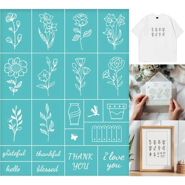 Silkscreen Stencils Briartw Reusable Silk Screen Stencils - Self