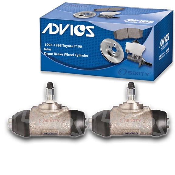 2 pc ADVICS Rear Drum Brake Wheel Cylinders compatible with Toyota T100 1993-1998