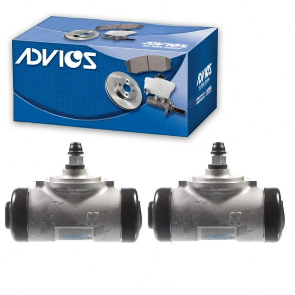 2 pc ADVICS Rear Drum Brake Wheel Cylinders compatible with Toyota Tacoma 4.0L V6 2005-2014