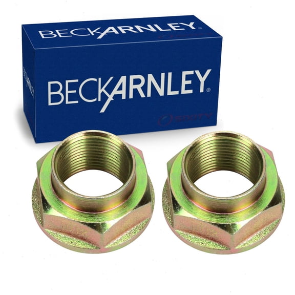 2 pc Beck/Arnley Front Axle Nuts compatible with Mini Cooper 2002-2013