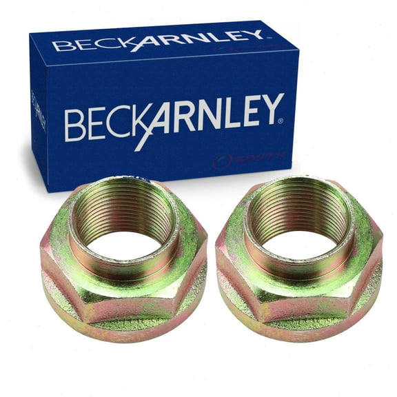 2 pc Beck/Arnley Rear Axle Nuts compatible with Ford Fusion 2.3L 2.5L 3.5L L4 V6 2006-2010