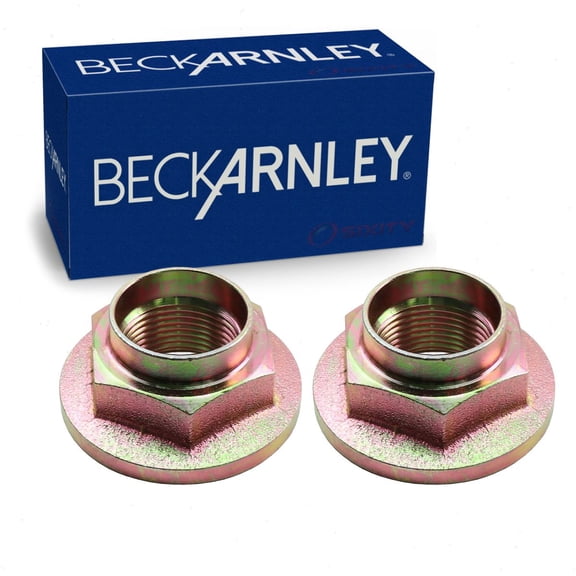 2 pc Beck/Arnley Rear Axle Nuts compatible with Mazda Protege 1990-2003