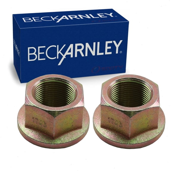 2 pc Beck/Arnley Rear Axle Nuts compatible with Nissan Altima 2.5L L4 2019