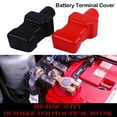 2 pc Car Battery Negative Positive Terminal Covers Cap Boat Insulating