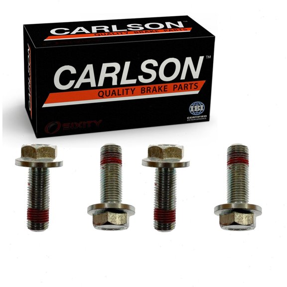 2 pc Carlson Front Brake Caliper Bracket Mounting Bolts compatible with Chrysler Town & Country 2008-2016