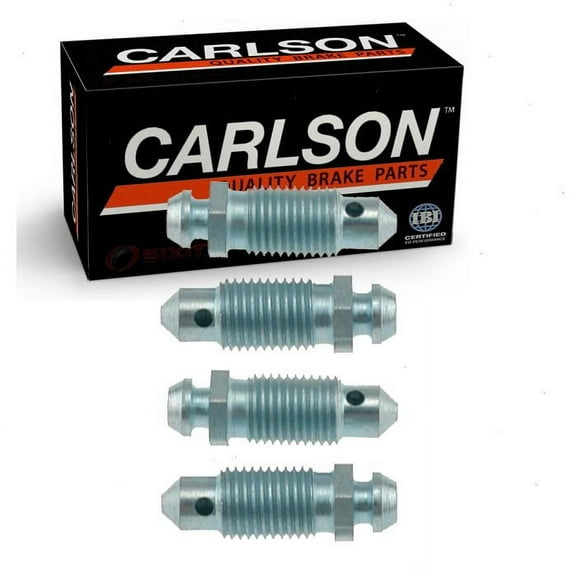 2 pc Carlson Rear Brake Bleeder Screws compatible with Ford F-550 Super Duty 2017-2019
