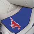 thumbnail image 1 of 2-pc Carpet Car Mat Set - Mustangs Southern Methodist University 17"x27", 1 of 2