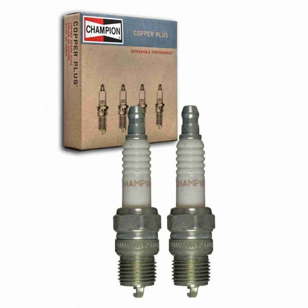 2 pc Champion 121 Copper Plus Spark Plugs for 4339492 7968 AF3 AF3C ARF3 ARF4 ASF3C ASF4C HR8A HR8AC MR43T R42CT R42T R43CT R43T RV8C T20RU Ignition Wire Secondary Fits select: 1970 CHEVROLET P30