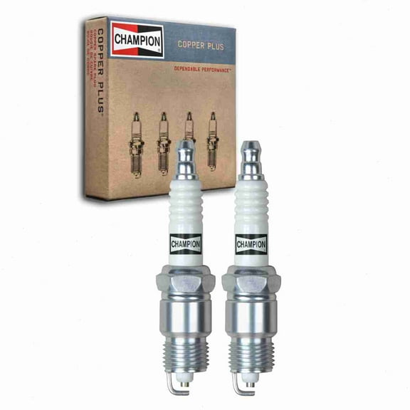 2 pc Champion 18 Copper Plus Spark Plugs for 14F42 14F52 14RF42 3851859 3851861 3851868 3874934 41-905 4339413 43TS 7985 7986 875803 AF52 AF52C ARF52 ASF52 ASF52C BP5FS BPR4FS BPR4FS11 BPR5FS11
