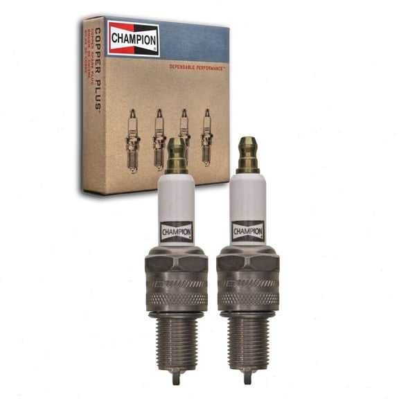 2 pc Champion 322ECO Spark Plugs for Ignition Wire Secondary
