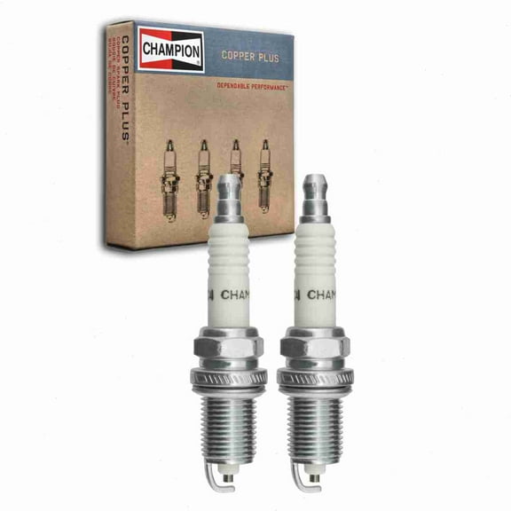 2 pc Champion 435 Copper Plus Spark Plugs for QC9MC4 Ignition Wire Secondary Fits select: 1996-2003 DODGE RAM 2500, 1996-2003 DODGE RAM 3500