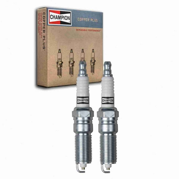 2 pc Champion 443 Copper Plus Spark Plugs for 5149002AA RE16MC Ignition Wire Secondary Fits select: 2001-2010 CHRYSLER PT CRUISER, 2001-2006 DODGE STRATUS