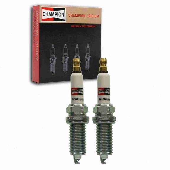 2 pc Champion 9010 Iridium Spark Plugs for REC10WMPB SP079888AB Ignition Wire Secondary Fits select: 2016-2018 TOYOTA RAV4, 2012-2016 TOYOTA CAMRY