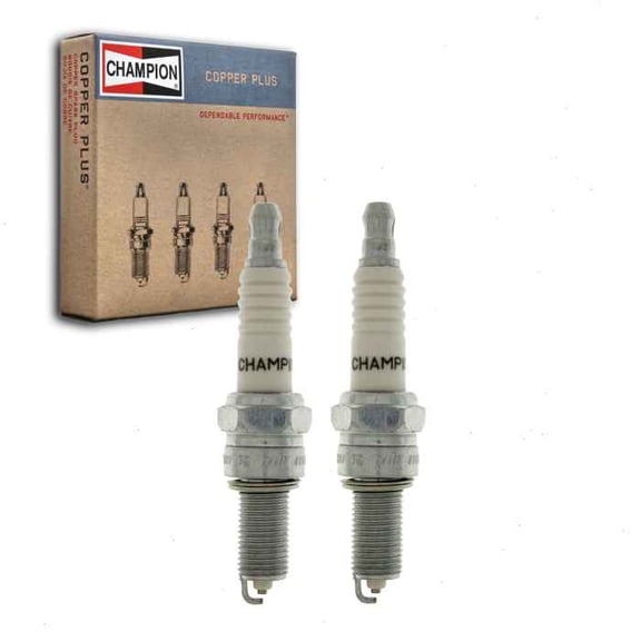 2 pc Champion 977 Copper Plus Spark Plugs for CPR8E CPR8EB CPR8EB-9 RG6YC Ignition Wire Secondary Fits select: 2012-2015 FERRARI 458 SPIDER, 2010-2013 FERRARI 458 ITALIA