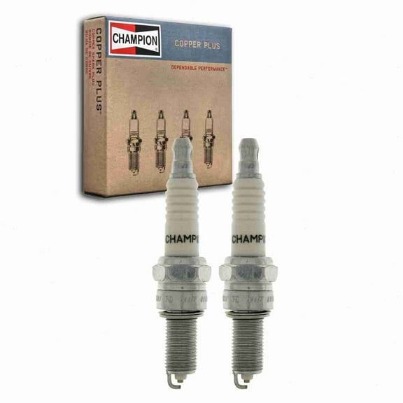 2 pc Champion 977 Copper Plus Spark Plugs for CPR8E CPR8EB CPR8EB-9 RG6YC Ignition Wire Secondary Fits select: 2012-2015 FERRARI 458 SPIDER, 2010-2013 FERRARI 458 ITALIA