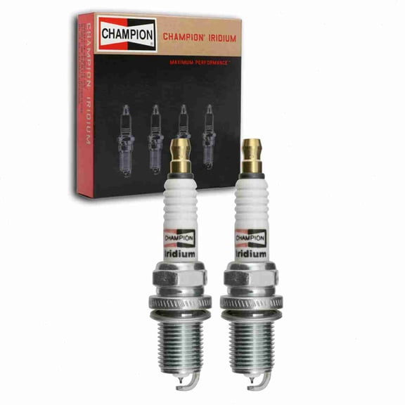 2 pc Champion 9801 Iridium Spark Plugs for IFR6J11 RC8WYPB3 Ignition Wire Secondary Fits select: 2011-2015 CHEVROLET CRUZE, 2015-2021 CHEVROLET TRAX