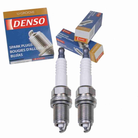 2 pc DENSO 3006 Standard U-Groove Spark Plugs for 90919-01129 Q16R-U11 Ignition Wire Secondary Fits select: 1987-1991 TOYOTA CAMRY, 1989 TOYOTA COROLLA