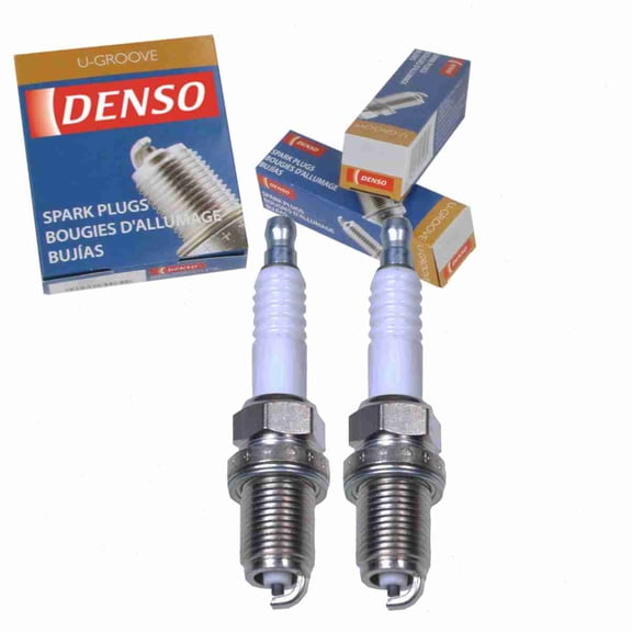 2 pc DENSO 3010 Standard U-Groove Spark Plugs for 32 00 0330 59 58 798 75 04 442 88 19 310 91 12 541 Q22PR-U Ignition Wire Secondary Fits select: 1999,2002 SAAB 2023-09-03 00:00:00