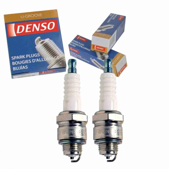 2 pc DENSO 3037 Standard U-Groove Spark Plugs for W16PR-U Ignition Wire Secondary Fits select: 1967,1969-1970 CHEVROLET CAMARO
