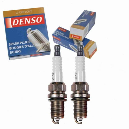 2 pc DENSO 3145 Standard U-Groove Spark Plugs for 09482-00427 09482-00429 0K2AA-18-110 101 000 016 AA 18814-08061 18814-11062 19302724 22401-20J06 27400-18110 3300 3862 4671 057 5269 897