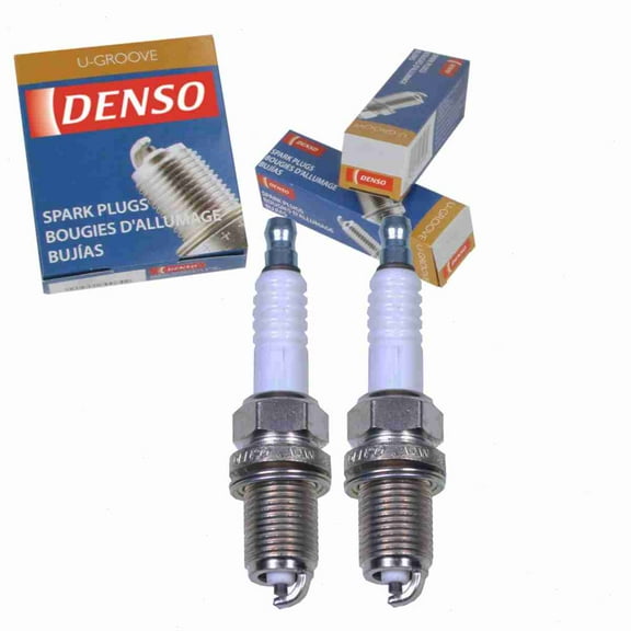 2 pc DENSO 3165 Standard U-Groove Spark Plugs for 18823-08071 22401-20J07 22401-53J07 K22PR-U Ignition Wire Secondary Fits select: 2012-2013 VOLKSWAGEN JETTA, 2011-2016 AUDI Q5