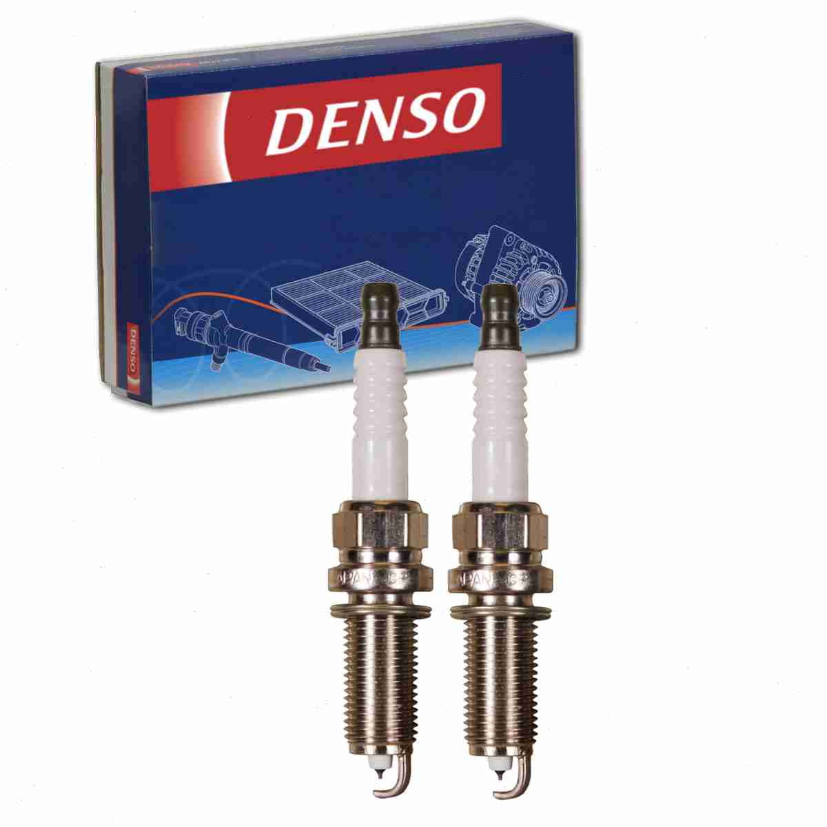 2 pc DENSO 3442 Spark Plugs for 004 159 39 03 22401 AA780 22401 AA781 ...