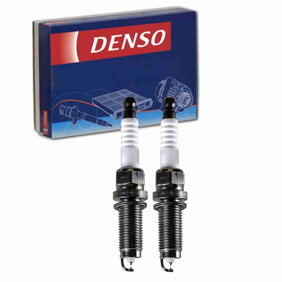 2 pc DENSO 3500 Spark Plugs for 12290-5K0-A01 12290-5R0-003 DXE22HCR11S LR0 41664 LR0 50998 Ignition Wire Secondary Fits select: 2014-2015,2017 HONDA ACCORD