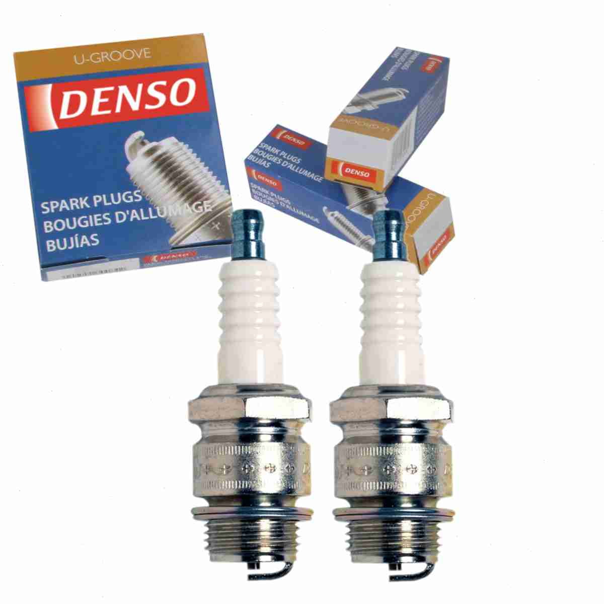 2 pc DENSO 5000 Standard UGroove Spark Plugs for L14U Ignition Wire