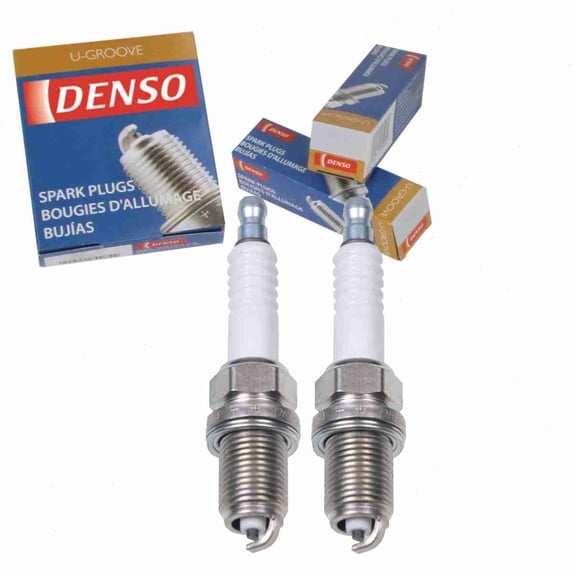 2 pc DENSO 5016 Standard U-Groove Spark Plugs for 22401-01P15 59 58 780 91 36 276 98079-551-48 98079-551-4A 98079-551-58 Q16PR-U11 Ignition Wire Secondary Fits select: 1999-2002 SATURN SL1