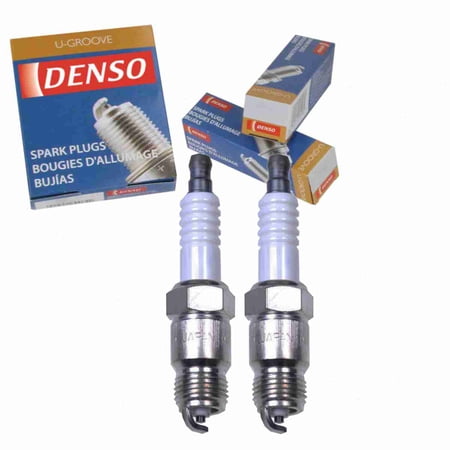 2 pc DENSO 5036 Standard U-Groove Spark Plugs for ASF32P T20PR-U11 Ignition Wire Secondary Fits select: 1996 FORD F150, 1996-1997 FORD F350