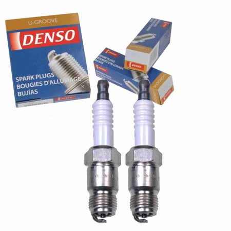2 pc DENSO 5038 Standard U-Groove Spark Plugs for T20R-U Ignition Wire Secondary Fits select: 1970 CHEVROLET CORVETTE, 1970 CHEVROLET MONTE CARLO