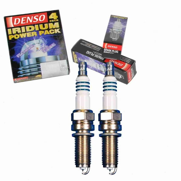 2 pc DENSO 5353 Iridium Power Spark Plugs for 004 159 18 03 004 159 44 03 004 159 49 03 004 159 58 03 132 159 00 03 132 159 01 03 132 159 02 03 1822A010 1822A011 6800 5667AB IXUH22 Ignition Wire