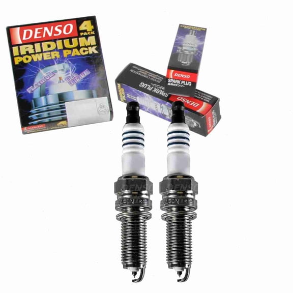 2 pc DENSO 5354 Iridium Power Spark Plugs for IXUH20I Ignition Wire Secondary Fits select: 2011-2013 HYUNDAI SONATA, 2011-2013 KIA OPTIMA