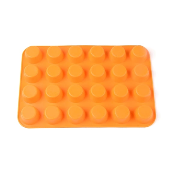 2 pc DIY Food Grade Silicone Molds For DIY Chiffon Cake Bakeware Orange 335x225x24mm Inner Diameter: 45mm