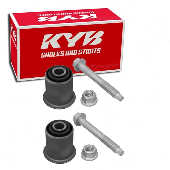 2 pc Front Lower Arm At Strut Fork Suspension Control Arm Bushings compatible with Dodge Ram 1500 2006-2010