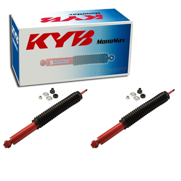 2 pc Front Shock Absorbers compatible with Dodge Ram 2500 4.7L 5.7L 5.9L 6.7L 8.0L L6 V10 V8 1994-2010 - Lift Replacement Shocks