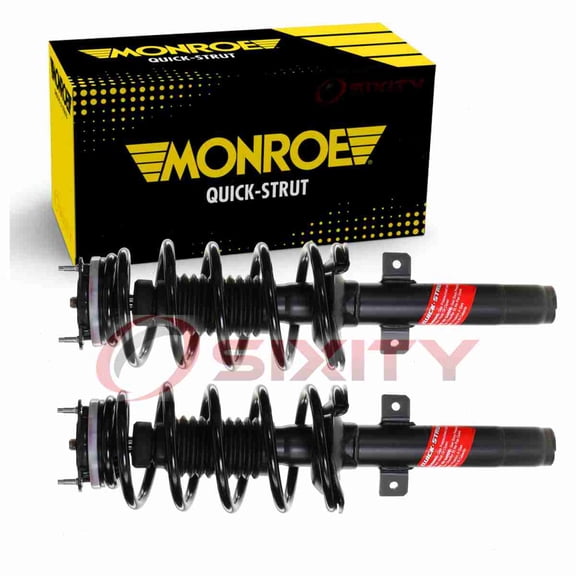 2 pc Front Strut & Coil Springs compatible with Ford Transit Connect 2010-2013