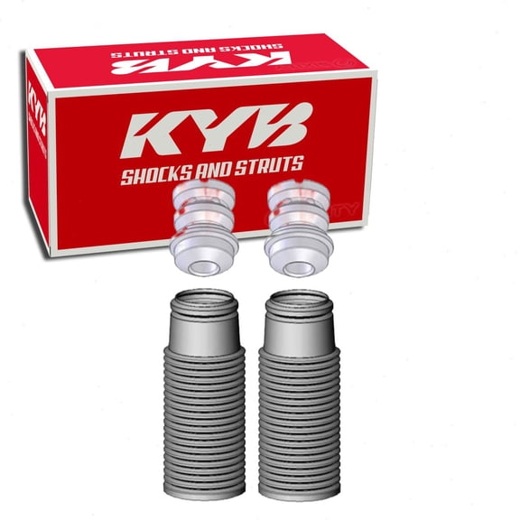 2 pc Front Suspension Strut Bellows compatible with Hyundai Tucson 2010-2015