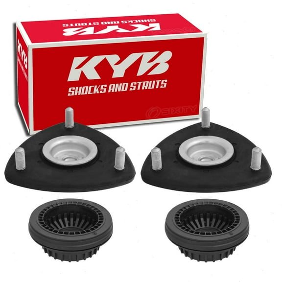 2 pc Front Suspension Strut Mount Kits compatible with Mazda 3 2014-2017