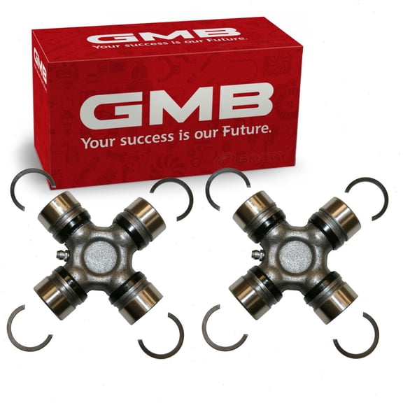 2 pc GMB Front Shaft All Universal Joints compatible with GMC Sierra 1500 2002-2019