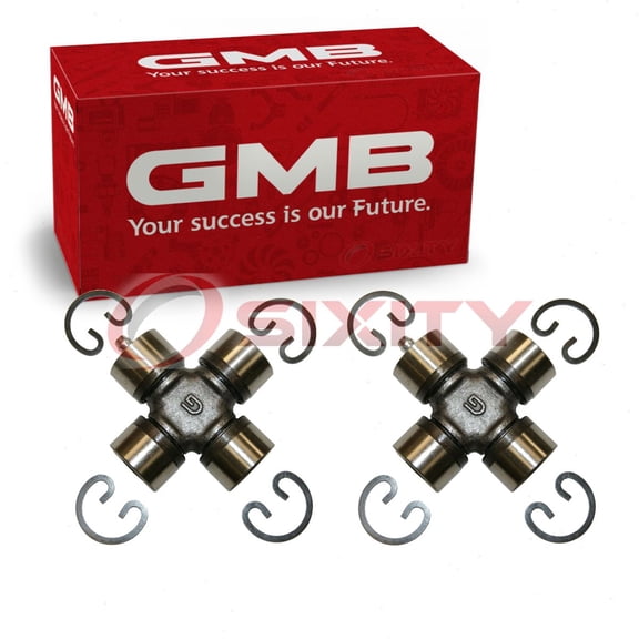 2 pc GMB Front Shaft All Universal Joints compatible with Suzuki Samurai 1985-1995