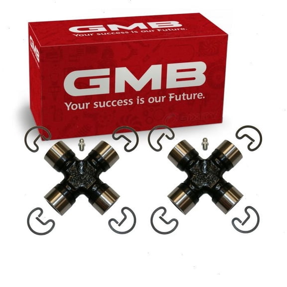 2 pc GMB Rear Shaft All Universal Joints compatible with Ford Transit-350 HD 2015-2018 - Performance Grade