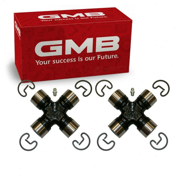 2 pc GMB Rear Shaft All Universal Joints compatible with GMC Sierra 1500 2008-2016