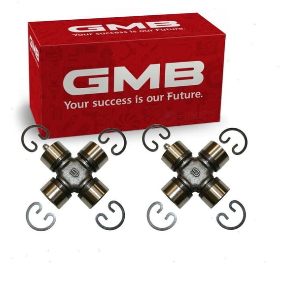 2 pc GMB Rear Shaft All Universal Joints compatible with Suzuki Samurai 1985-1995