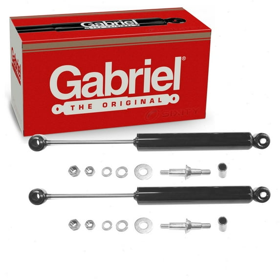 2 pc Gabriel 14040 Steering Dampers for Gear Fits select: 2015-2018 JEEP WRANGLER UNLIMITED, 2012-2014 JEEP WRANGLER