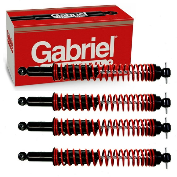 2 pc Gabriel 43162 Variable-Rate Shock Absorbers for Spring Strut Steering Suspension Shocks Struts Fits select: 2004-2012 CHEVROLET COLORADO, 1982-2004 CHEVROLET S TRUCK S10