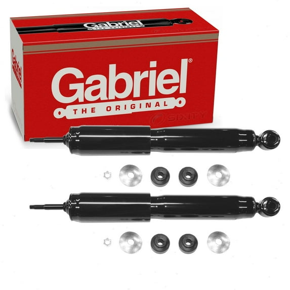 2 pc Gabriel 61520 ProGuard Shock Absorbers for Spring Strut Steering Suspension Shocks Struts