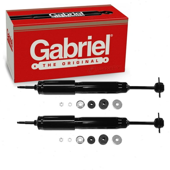 2 pc Gabriel 61623 ProGuard Shock Absorbers for Spring Strut Steering Suspension Shocks Struts Fits select: 1998-2003,2005-2011 FORD RANGER